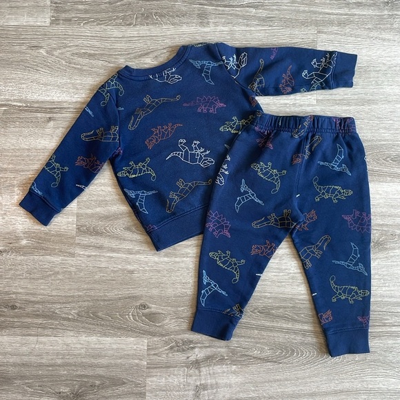 Cat & Jack toddler boys dinosaur print matching set - Picture 2 of 3